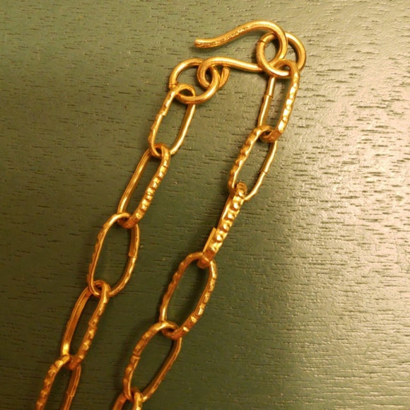 Gold plated fashion necklace - Picture 2 of 2